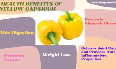 VEGETABLES5 HEALTH BENEFITS OF YELLOW CAPSICUM, Yellow Capsicum, Yellow Shimla Mirch