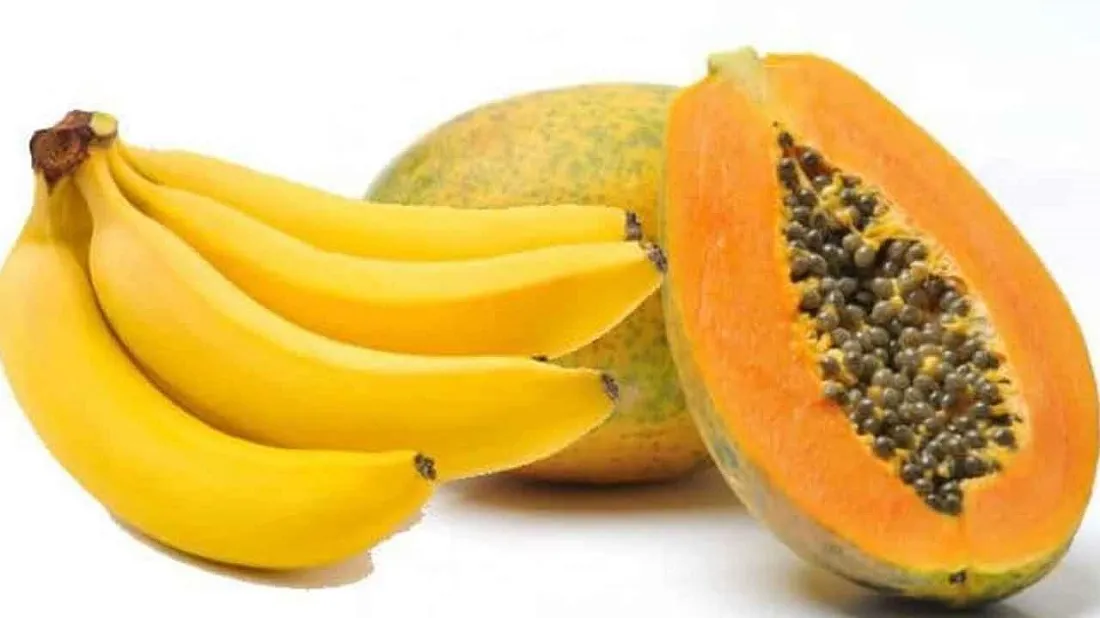 Can we eat papaya and banana together?